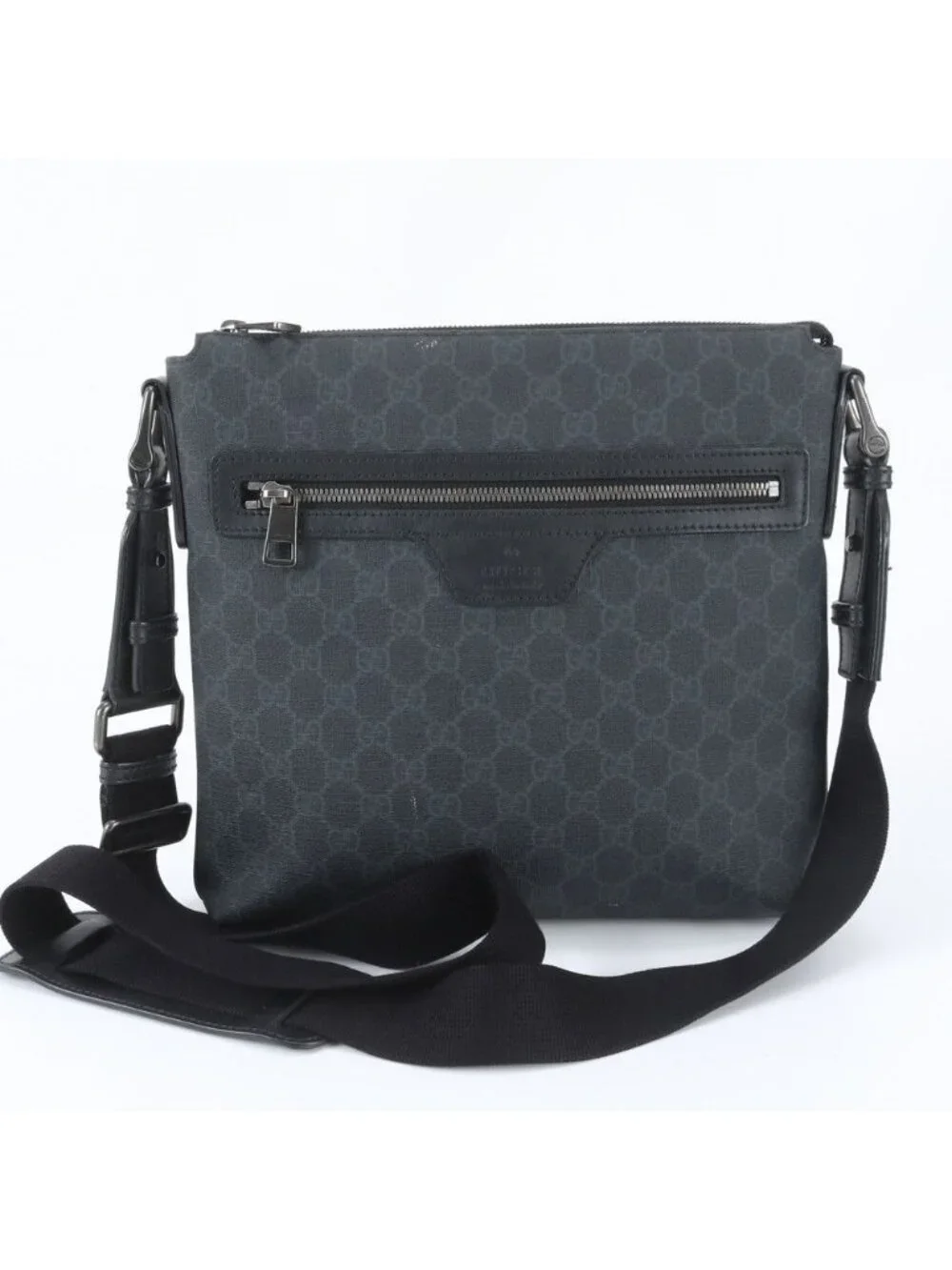 Gucci GG Supreme Leather Shoulder Bag Crossbody Messenger Business Tote